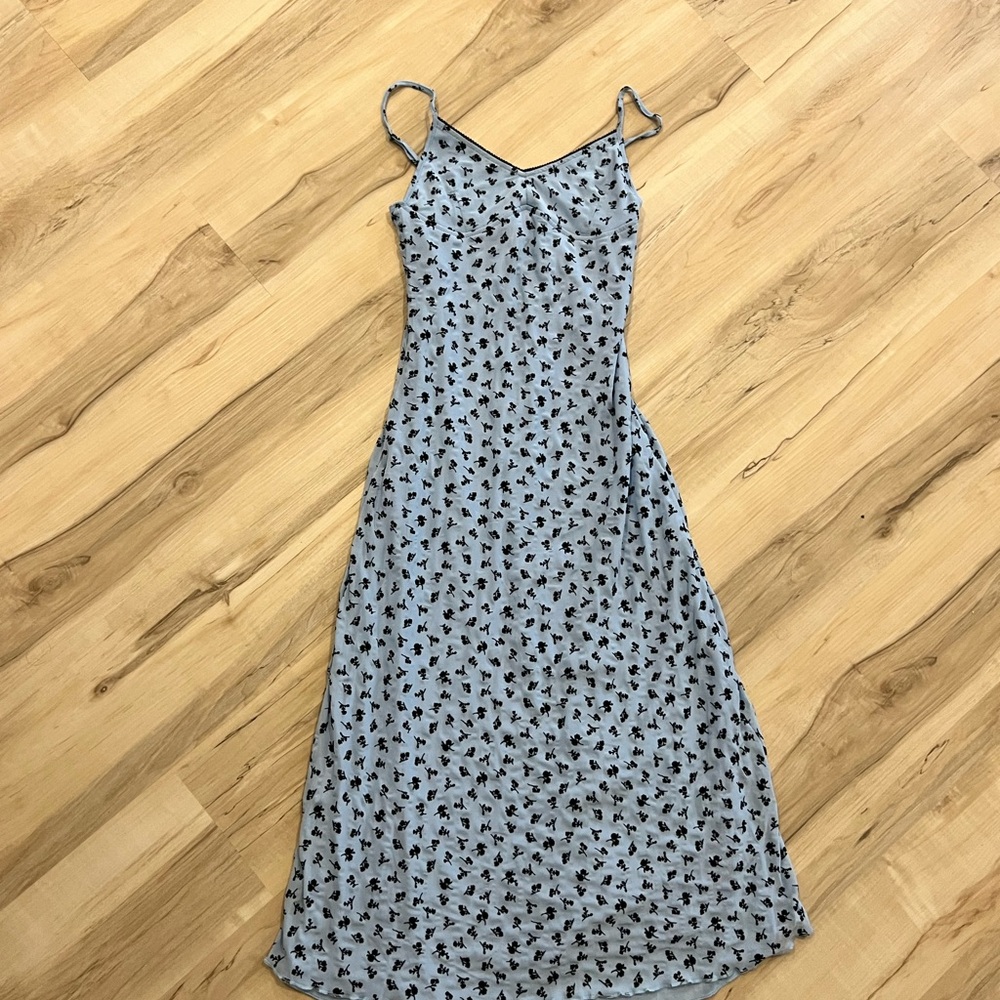 MOTEL ROCKS Blue Floral Dress